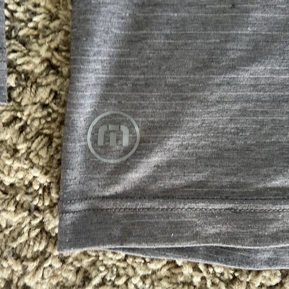 TravisMathew Quarter Zip, Gray, Medium - Picture 4 of 7